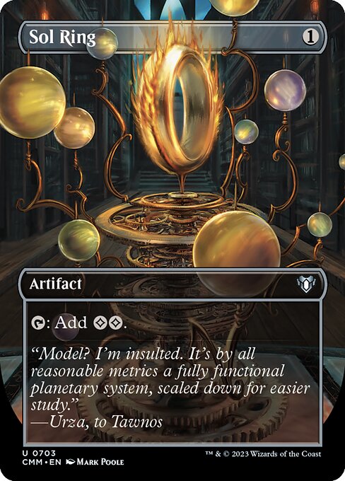 Sol Ring (703) - BORDERLESS - FULL ART (Foil)