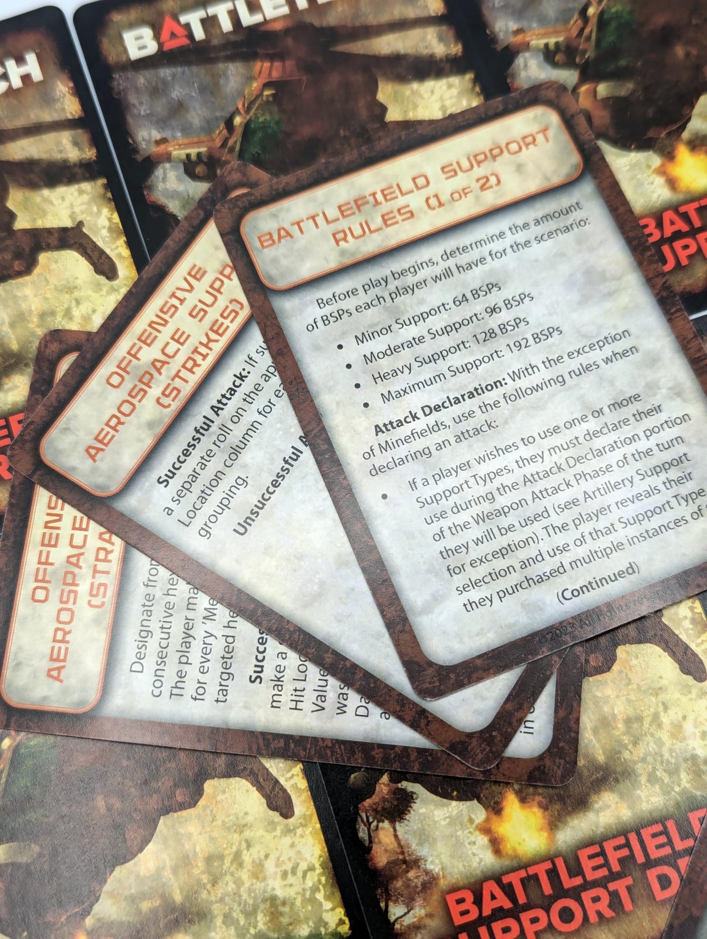 battefield support deck revised